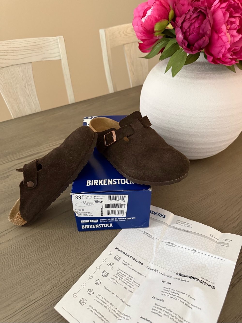 Birkenstock Boston BS Clogs Mocca
